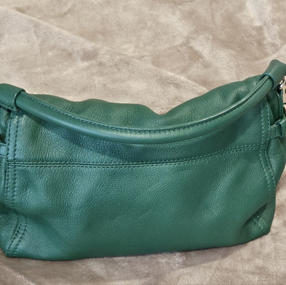 Kate Spade Green Leather Shoulder Bag - Picture 2 of 6